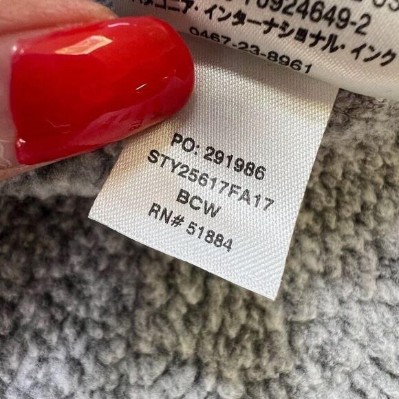 Patagonia Women's Better Sweater Fleece Lined Quarter Zip Grey Size Small - Picture 9 of 10